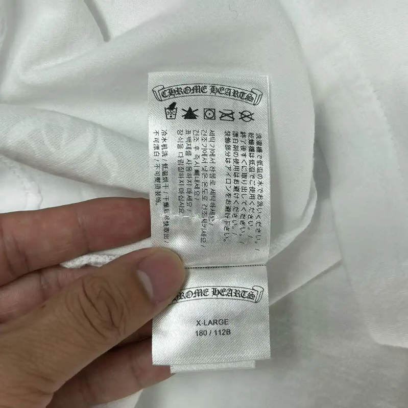 Chrome Hearts White Summer Short Sleeve T-Shirt 0089