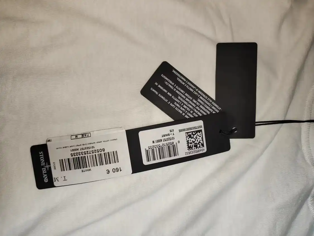 Stone Island Men's Summer White Cotton T-Shirt 0089