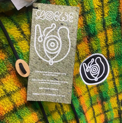 Loewe Men's Bright Colorful Plaid Hoodie 0089