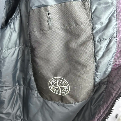 Stone Island Purple Cotton Blend Oversized Jacket 0089