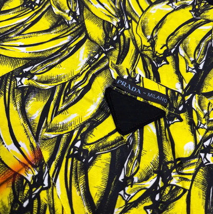 Prada Multicolor Graphic Cotton T-Shirt for Men