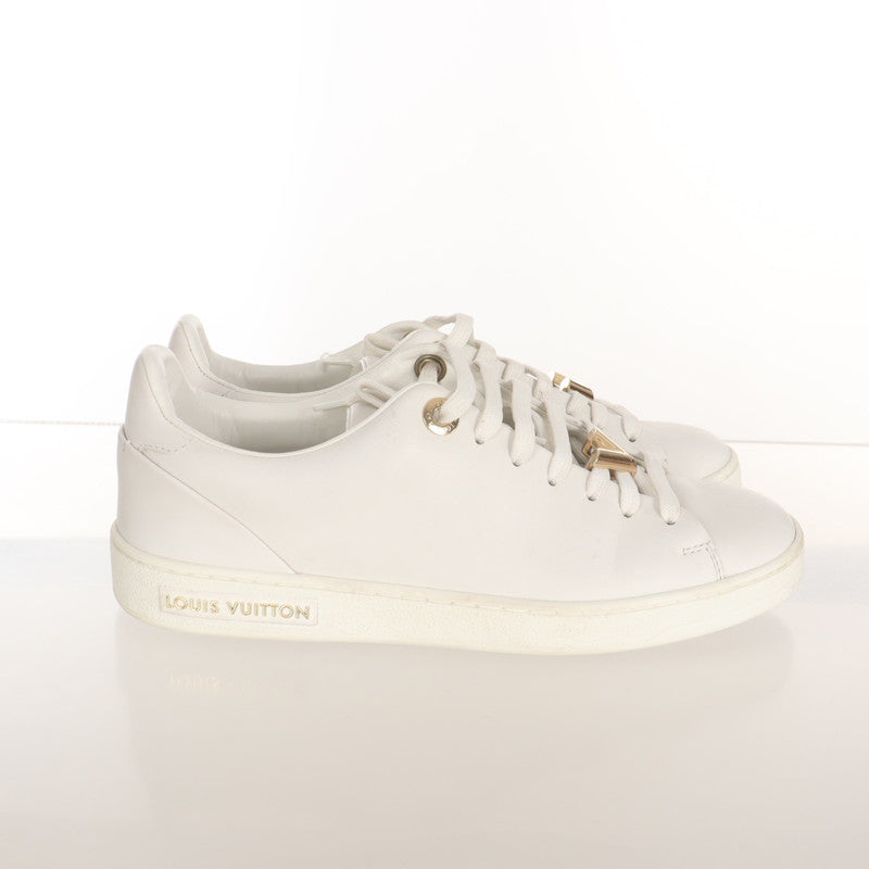 Louis Vuitton White Round-Toe Sneakers 0079