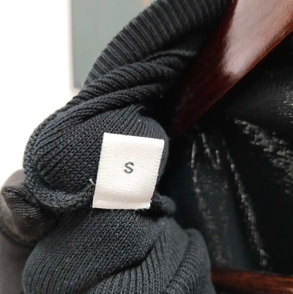 Givenchy Black Long Sleeve Knit Sweater 0089