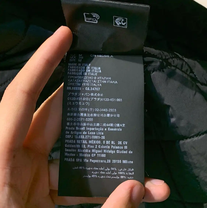 Prada Men's Black Nylon Jacket