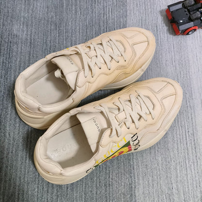 Gucci Rhyton Logo Classic Low-Top Sneakers 0079