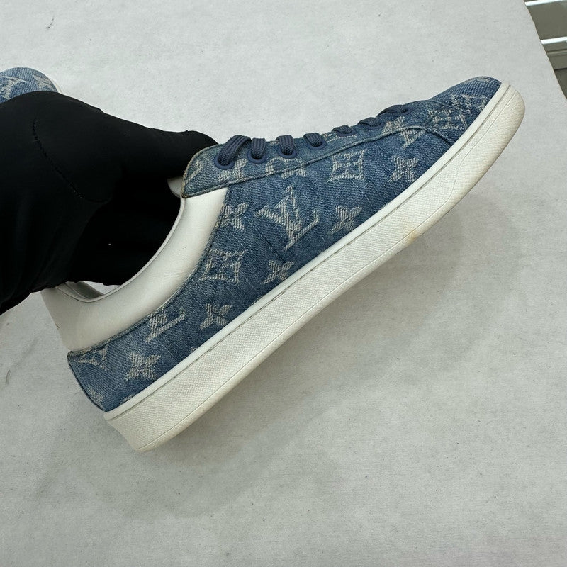 Louis Vuitton Luxembourg Denim Sneakers for Men 0079