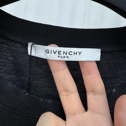 Givenchy Black Logo Print Men's T-Shirt 0089