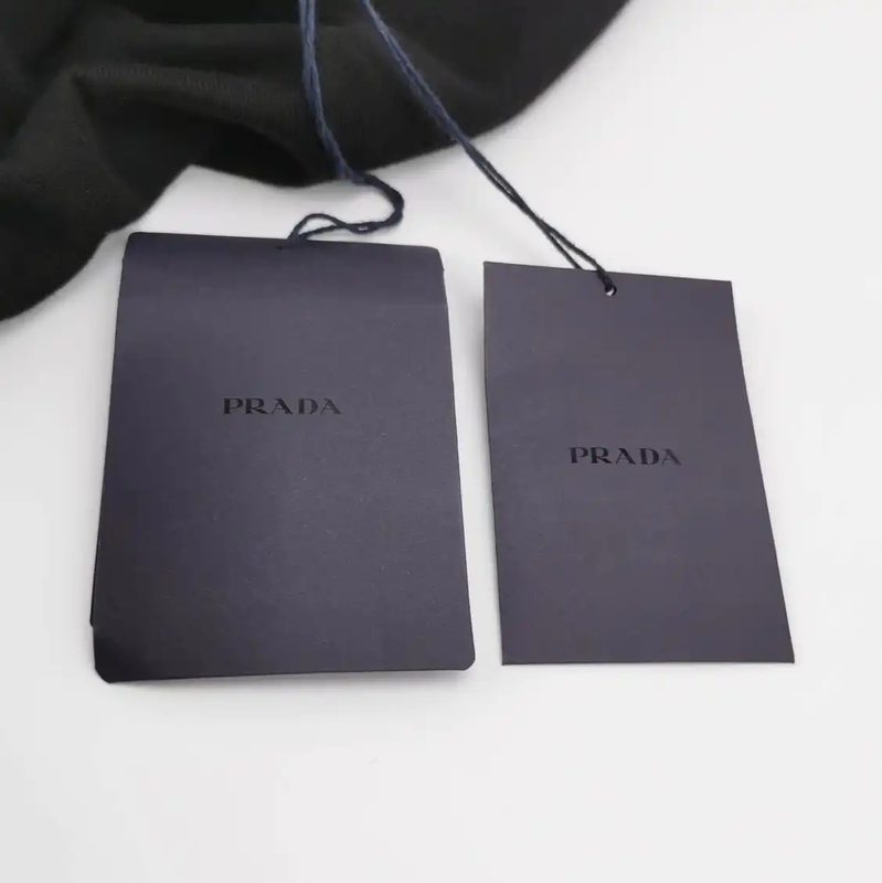 Prada Black Long Sleeve Polo