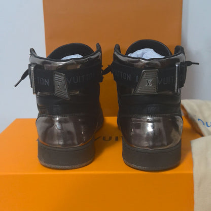 Louis Vuitton Rivoli Black Calfskin Sneakers 0079