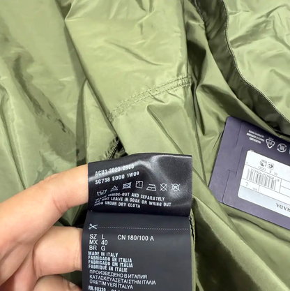 Prada Men's Summer Green Polyester T-Shirt