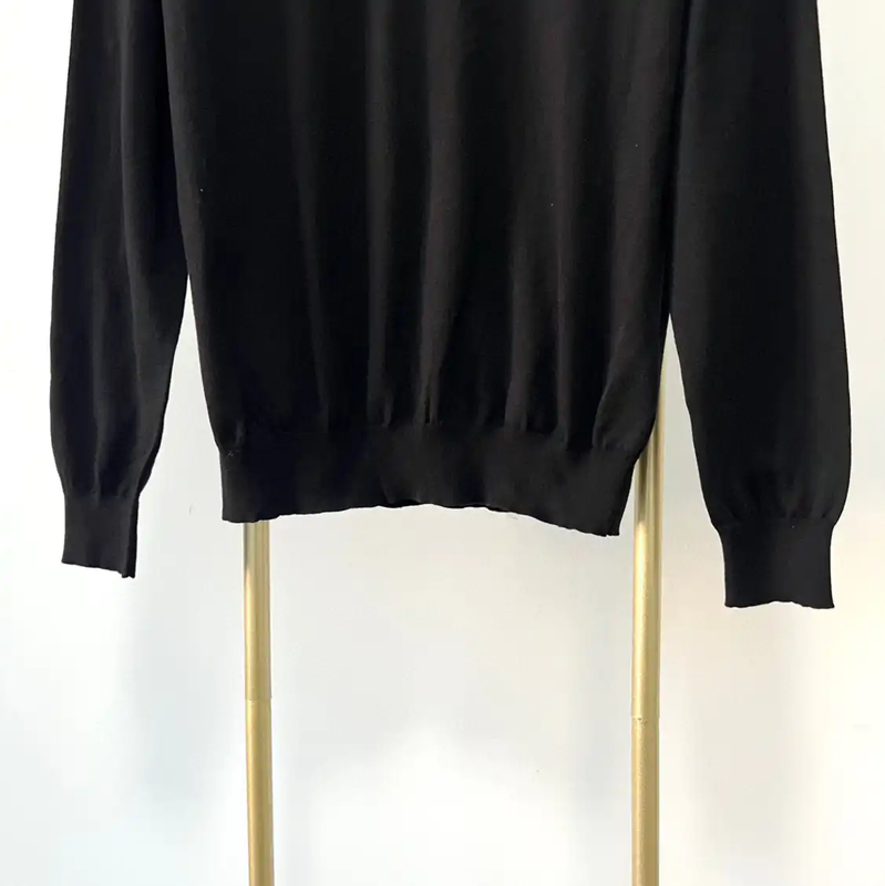 Prada Black Long Sleeve Knitted Top for Men