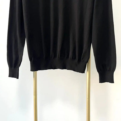 Prada Black Long Sleeve Knitted Top for Men