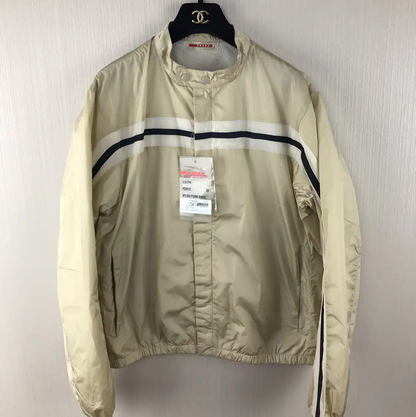 Prada Lightweight Nylon Jacket in Soft Yellow