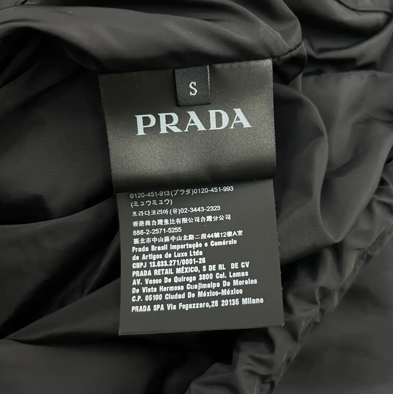 Prada Men's Black Nylon Winter Jacket