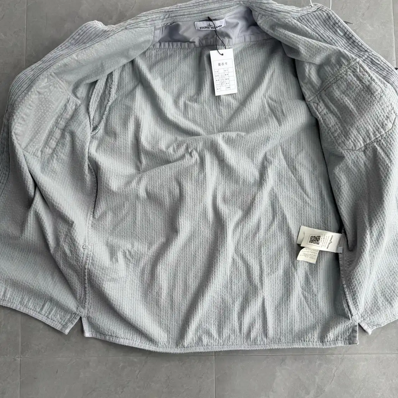 Stone Island Light Blue Long Sleeve Shirt 0089