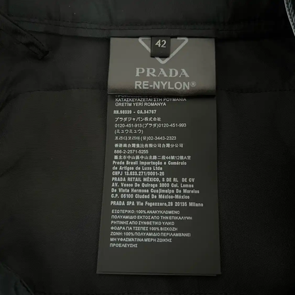 Prada Black Nylon Casual Pants for Men