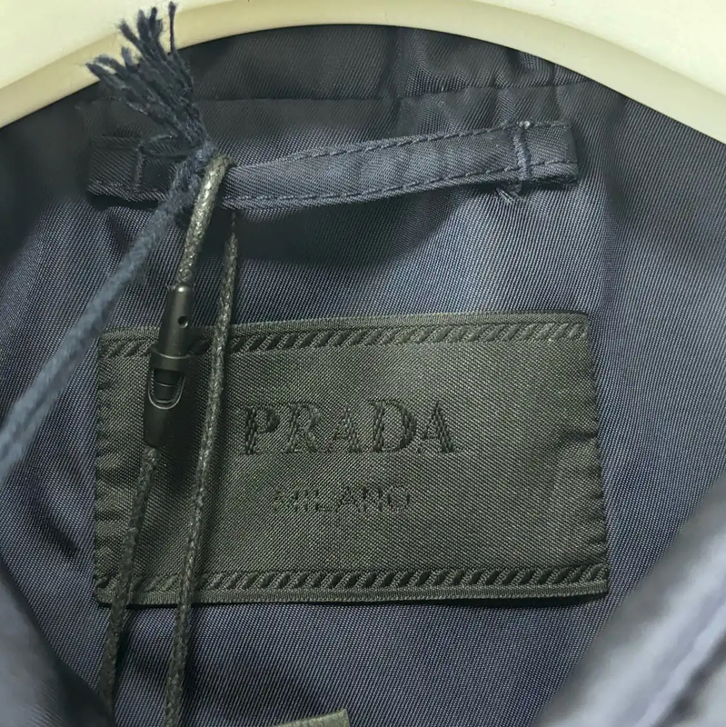 Prada Men's Navy Puffer Vest