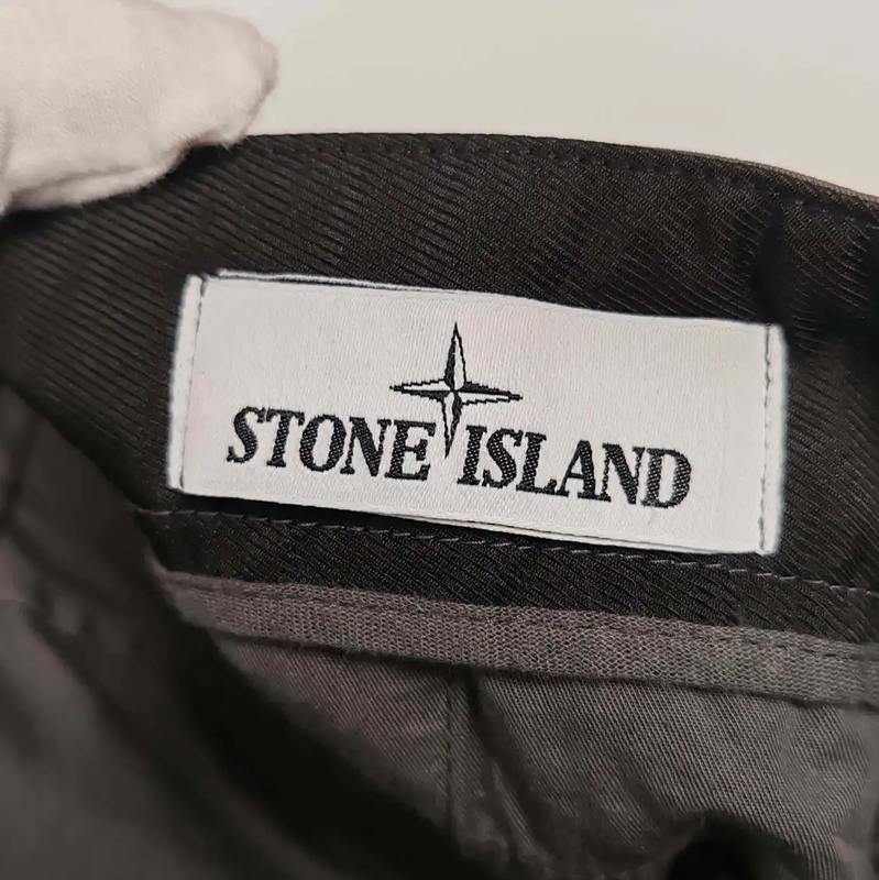Stone Island Gray Cotton Casual Pants 0089
