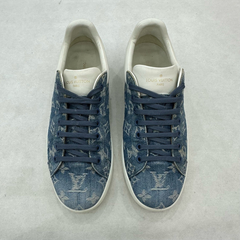 Louis Vuitton Luxembourg Denim Sneakers for Men 0079