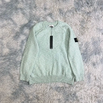 Stone Island Gray Knit Sweater for Men 0089