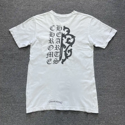 Chrome Hearts White Short Sleeve T-Shirt 0089