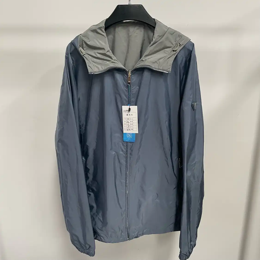 Prada XL Navy Blue Men's Outer Jacket