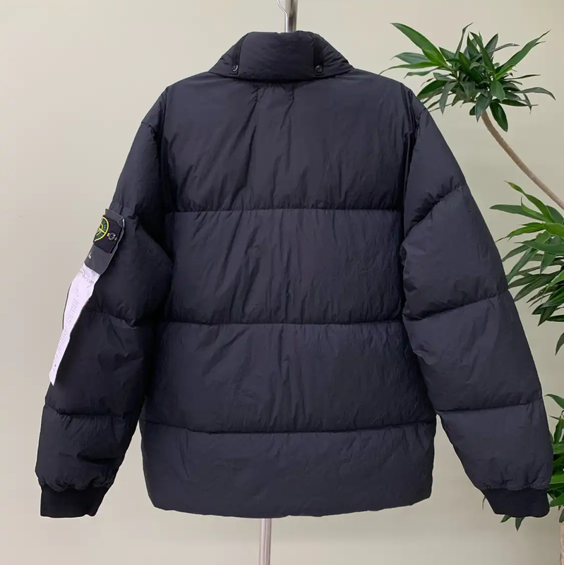 Stone Island Men's Black Down Jacket 0089