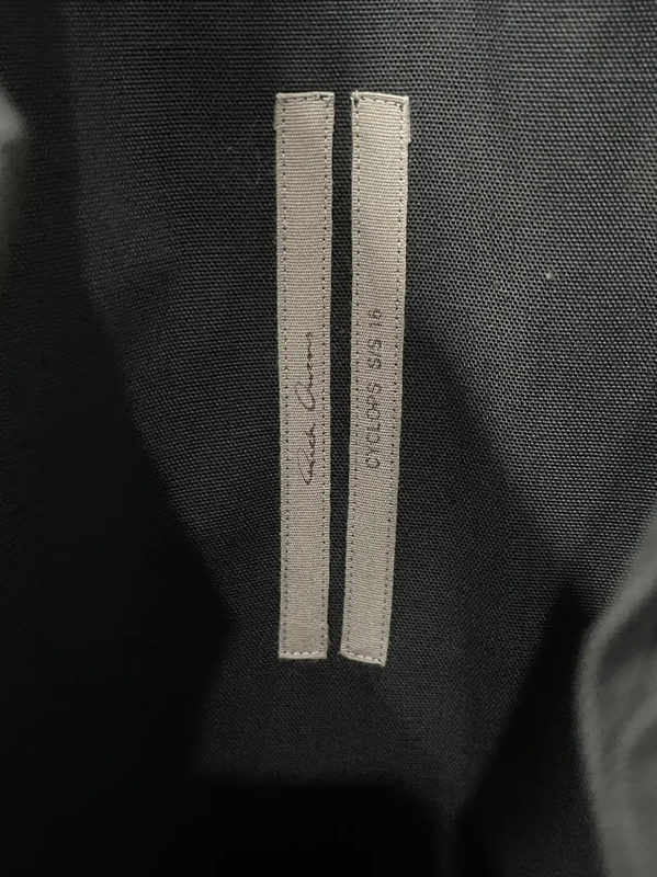 Rick Owens Black Long Sleeve Jacket for Men 0089