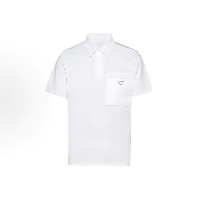 Prada Men's White Cotton T-Shirt in XXL