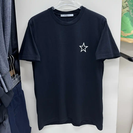 Givenchy Black Star Logo Men's T-Shirt 0089