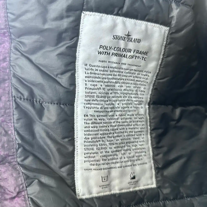 Stone Island Purple Cotton Blend Oversized Jacket 0089