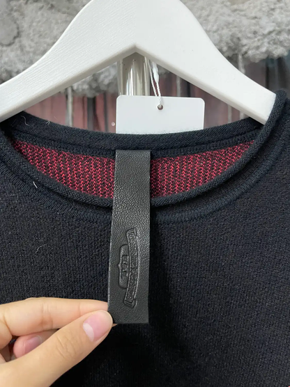 Chrome Hearts Black Cashmere Pullover Sweater 0089