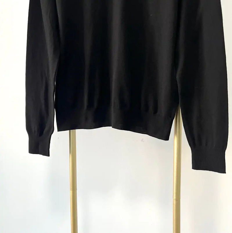 Prada Black Long Sleeve Knitted Shirt