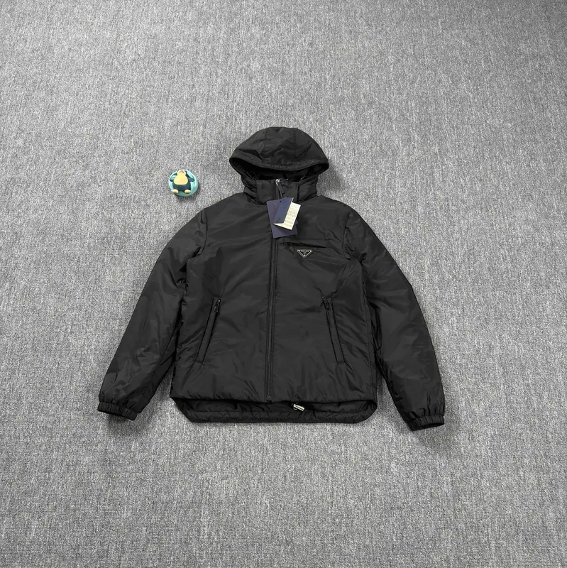 Prada Men's Black Polyester Down Jacket