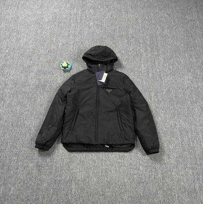 Prada Men's Black Polyester Down Jacket