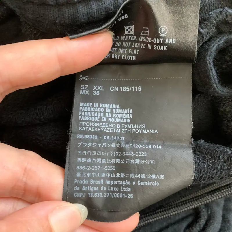 Prada Black Cotton Men's Shorts XXL