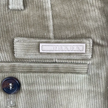 Prada Khaki Casual Pants for Men
