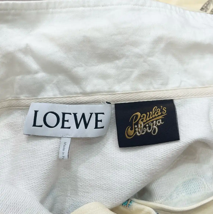 Loewe Men's Cotton Print Shirt in Light Yellow 0089