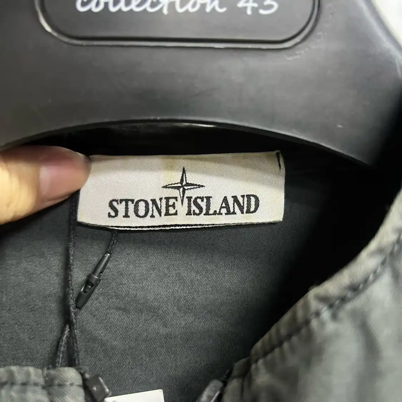Stone Island Men's Gray Hooded Jacket 0089