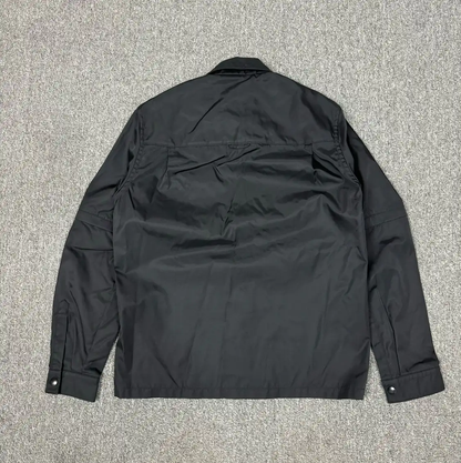 Prada Men's Black Nylon Jacket with Pockets
