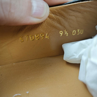 Gucci Jordaan Black Leather Casual Shoes 0079