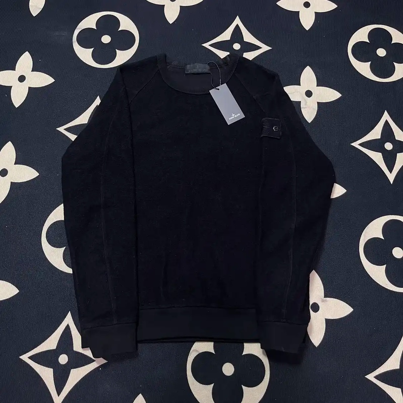 Stone Island Men's Black Long Sleeve Sweatshirt 0089