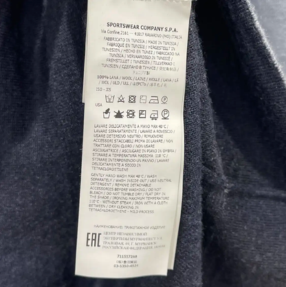 Stone Island Men's Gray Long Sleeve Knit Sweater 0089