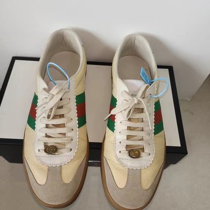 Gucci Leather Bee Fashion Sneakers for All 0079