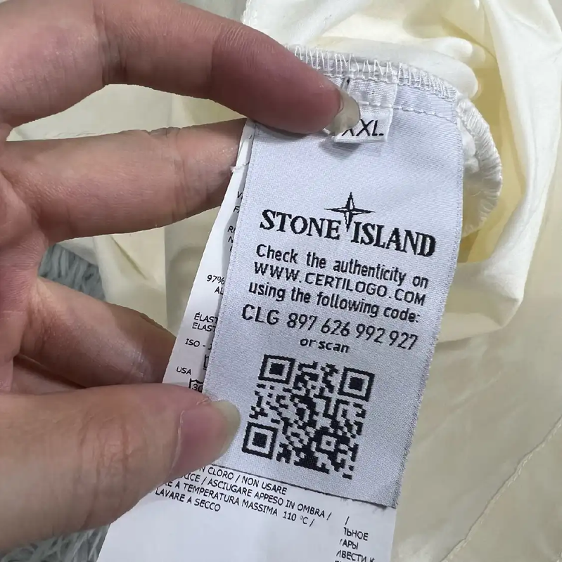 Stone Island Casual White Outerwear for Men 0089