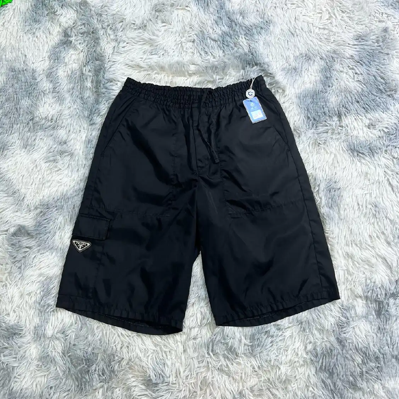 Prada Black Nylon Men's Shorts