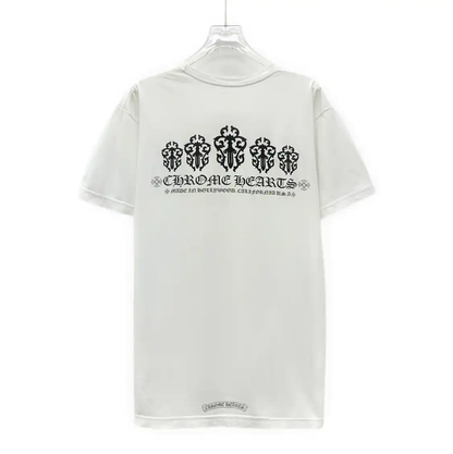 Chrome Hearts White Cotton T-Shirt for Men 0089