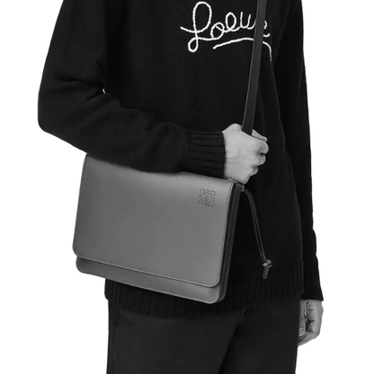 Loewe Black Cotton Knit Sweater for Men 0089