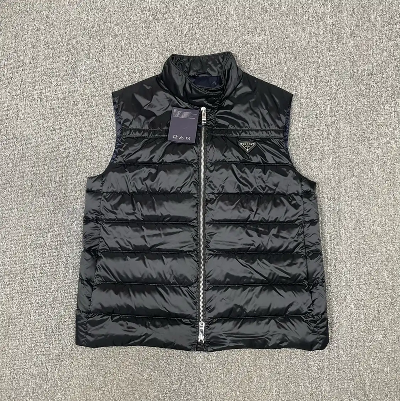 Prada Black Polyester Men's Vest
