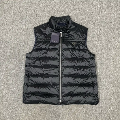 Prada Black Polyester Men's Vest